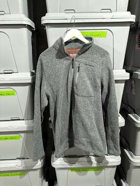 Simms Rogue Sweater Fleece Quarter-Zip Jacket Gray